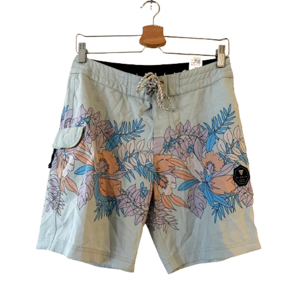 VISSLA Men's E Komo Mai Print Recycled Board Shorts - Picture 1 of 10